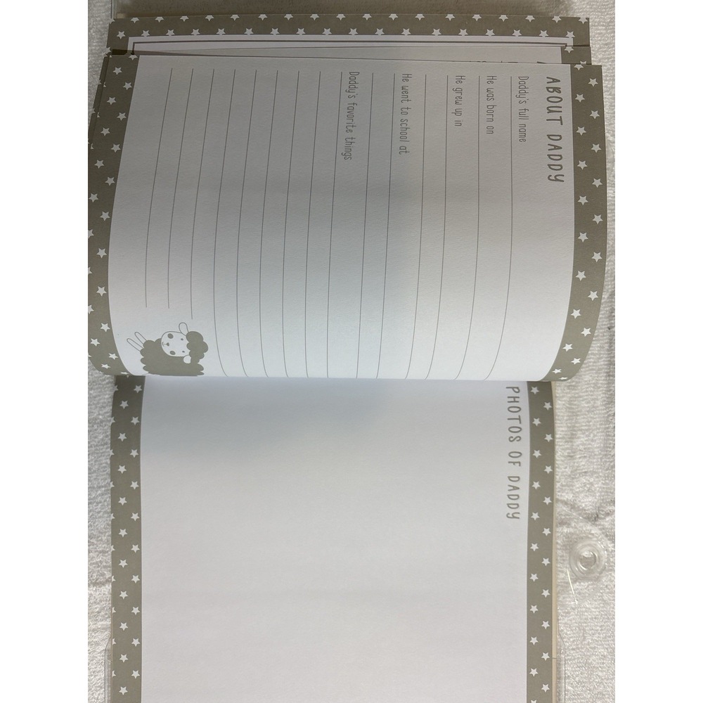 Little Pear by‎ Pearhead My Baby Book Memory Album w Photo Frame & Ink Pad 9x11 - Picture 6 of 7